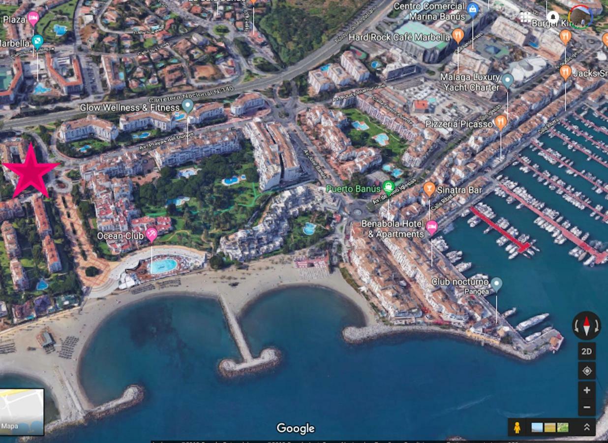 Ferienwohnung Puerto Banus With Private Garden Marbella Exterior foto